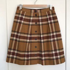 Make Me an Offer! J Crew Flair Skirt in Plaid